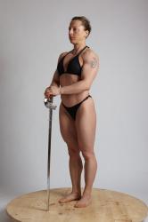 KAROLINA STANDING POSE WITH SWORD